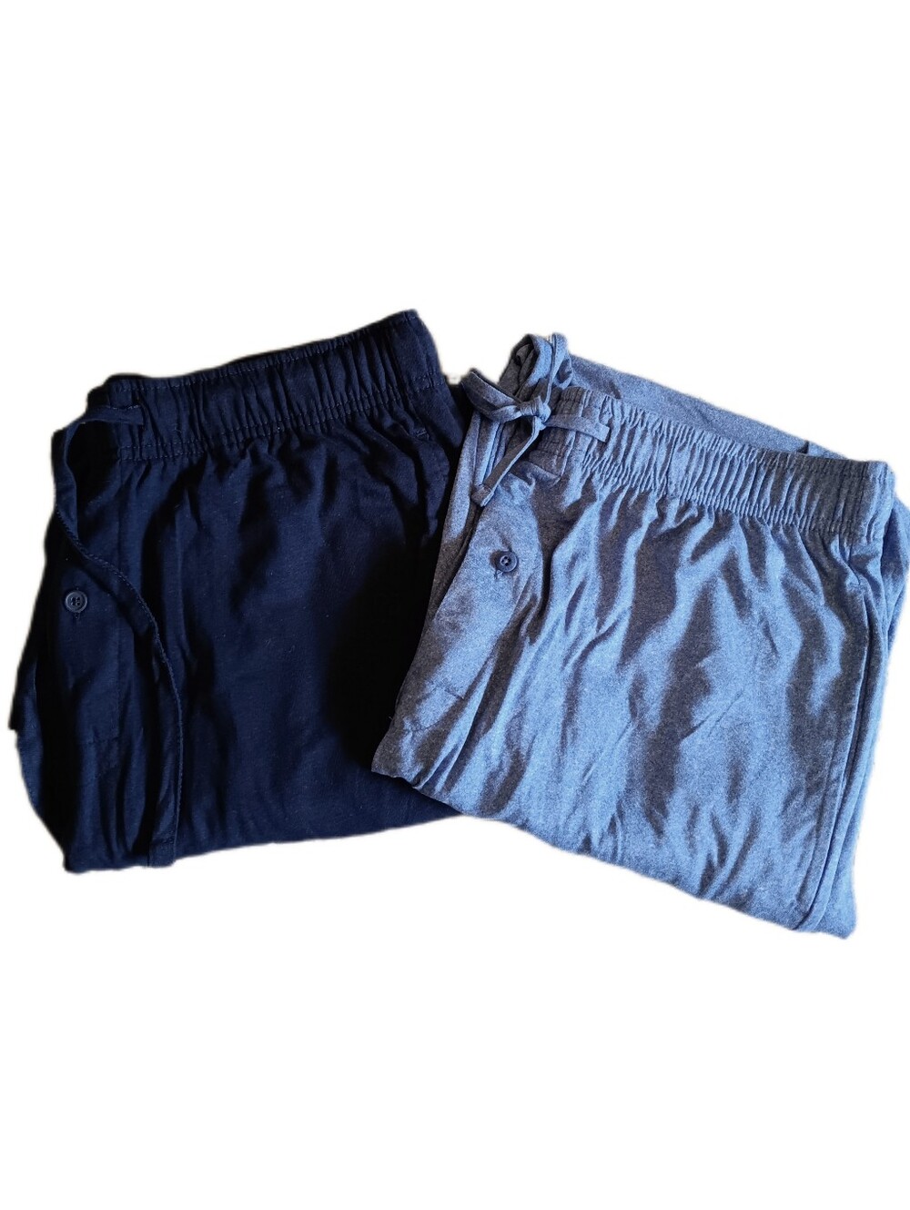🖤 NWOT Mens Pajama Lounge Pants Medium Blue Cotton Hanes George Lightweight